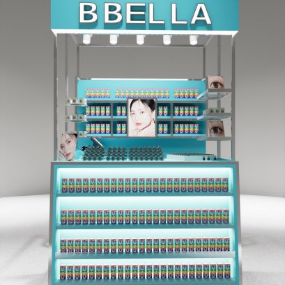ออกแบบ ผลิต และติดตั้งร้าน : ร้านคอนแทคเลนส์ B Bella กทม.